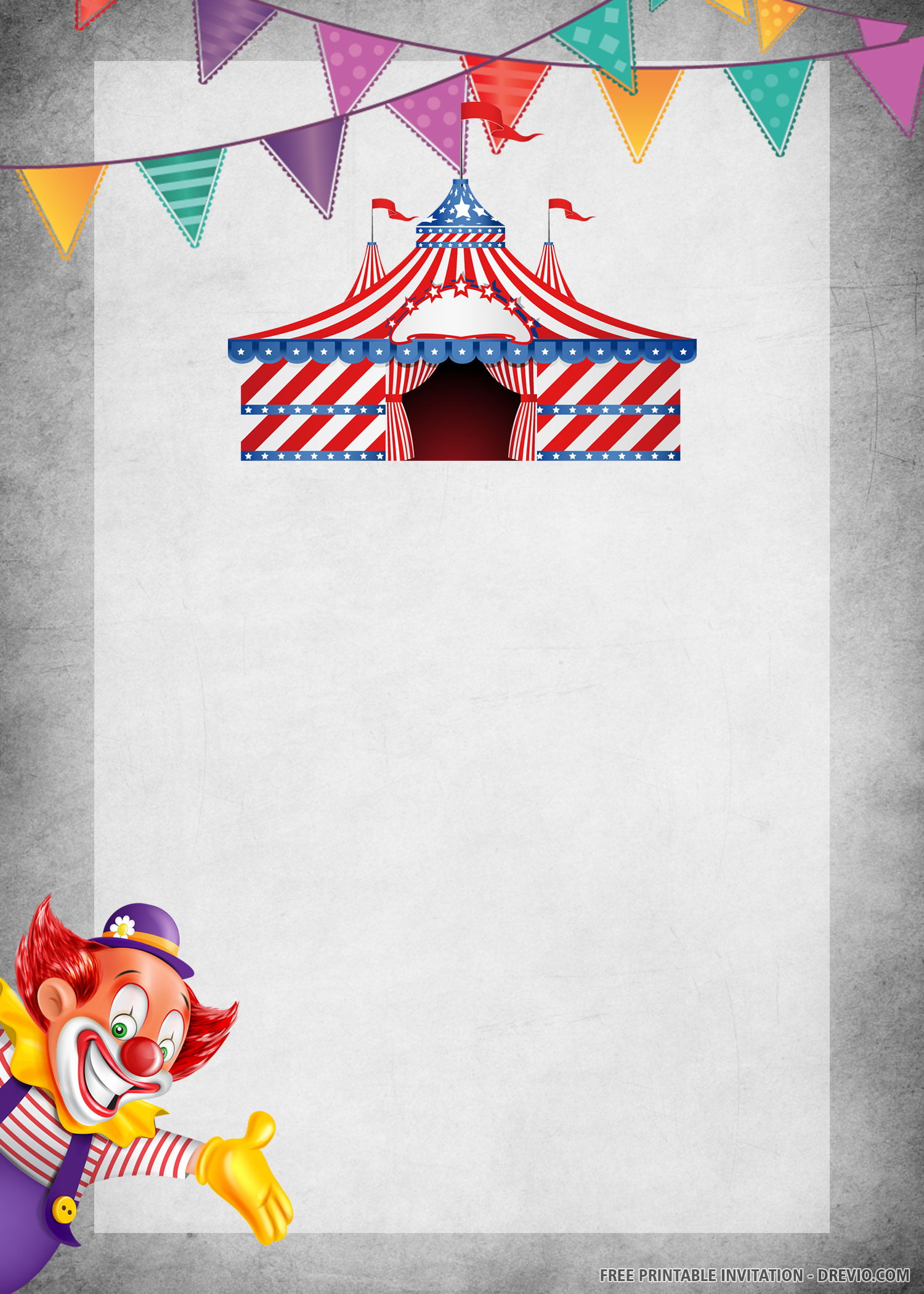 Free Printable Carnival Themed Party Invitation Templates Download Hundreds Free Printable Birthday Invitation Templates