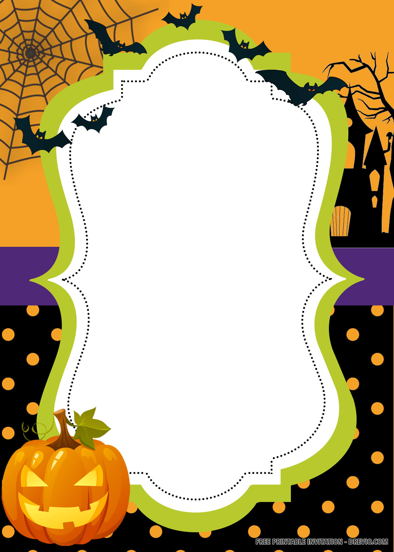Free Printable Halloween Invitation Templates  Download Hundreds Intended For Free Halloween Templates For Word