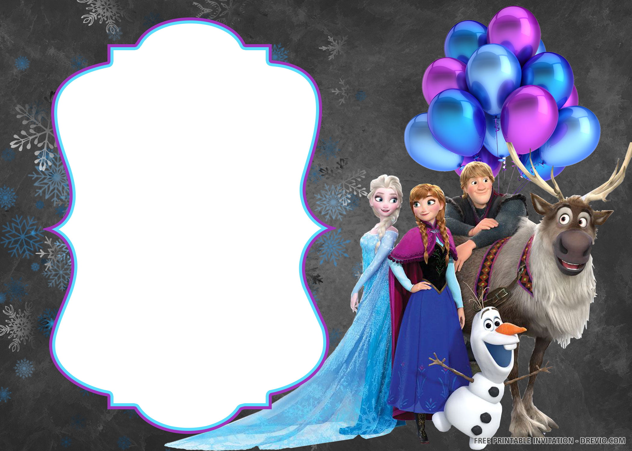 Free Printable Disney Frozen Invitations Free Printable Templates