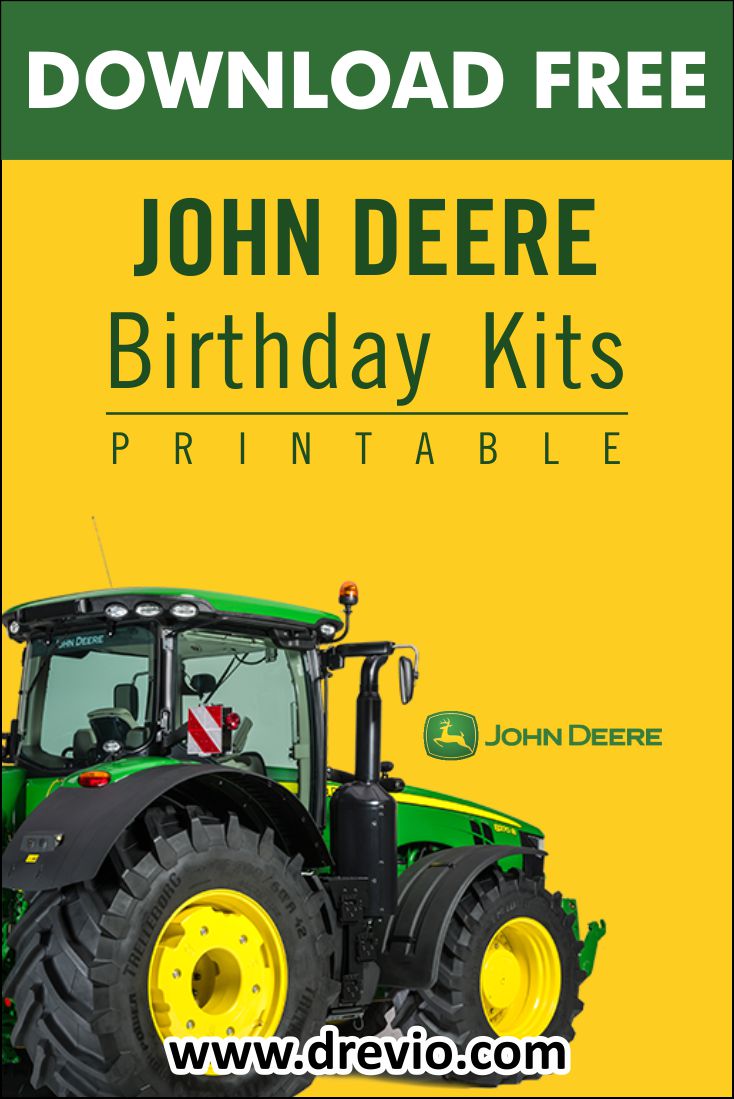 Free Printable John Deere Birthday Party Kits Templates Download Hundreds Free Printable Birthday Invitation Templates