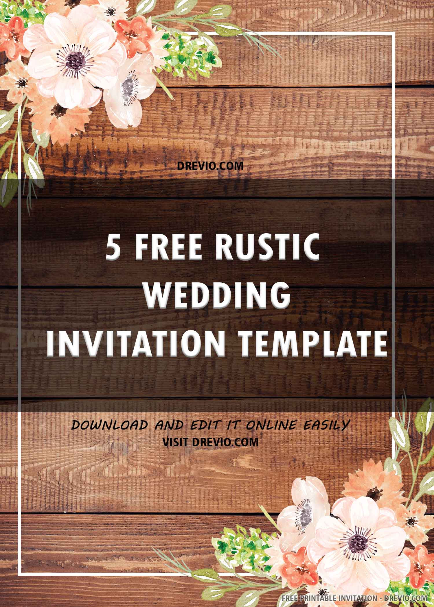 Free Printable Country Wedding Invitations - Templates Printable