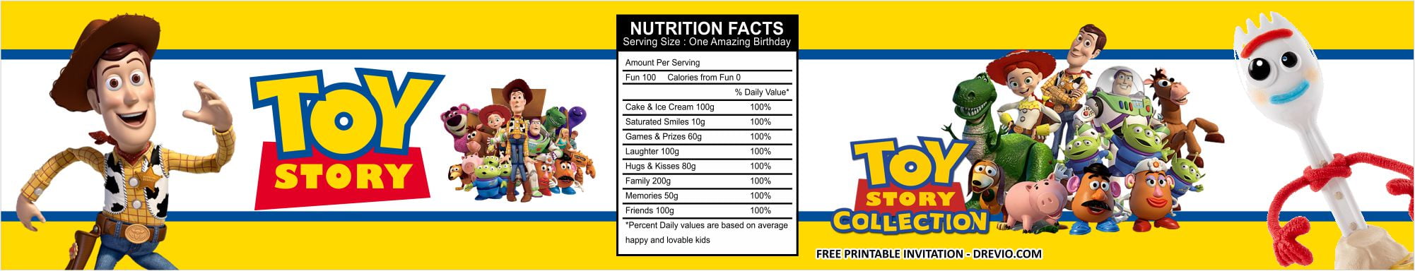 Free Printable Toy Story Birthday Party Kits Template Download Hundreds Free Printable Birthday Invitation Templates