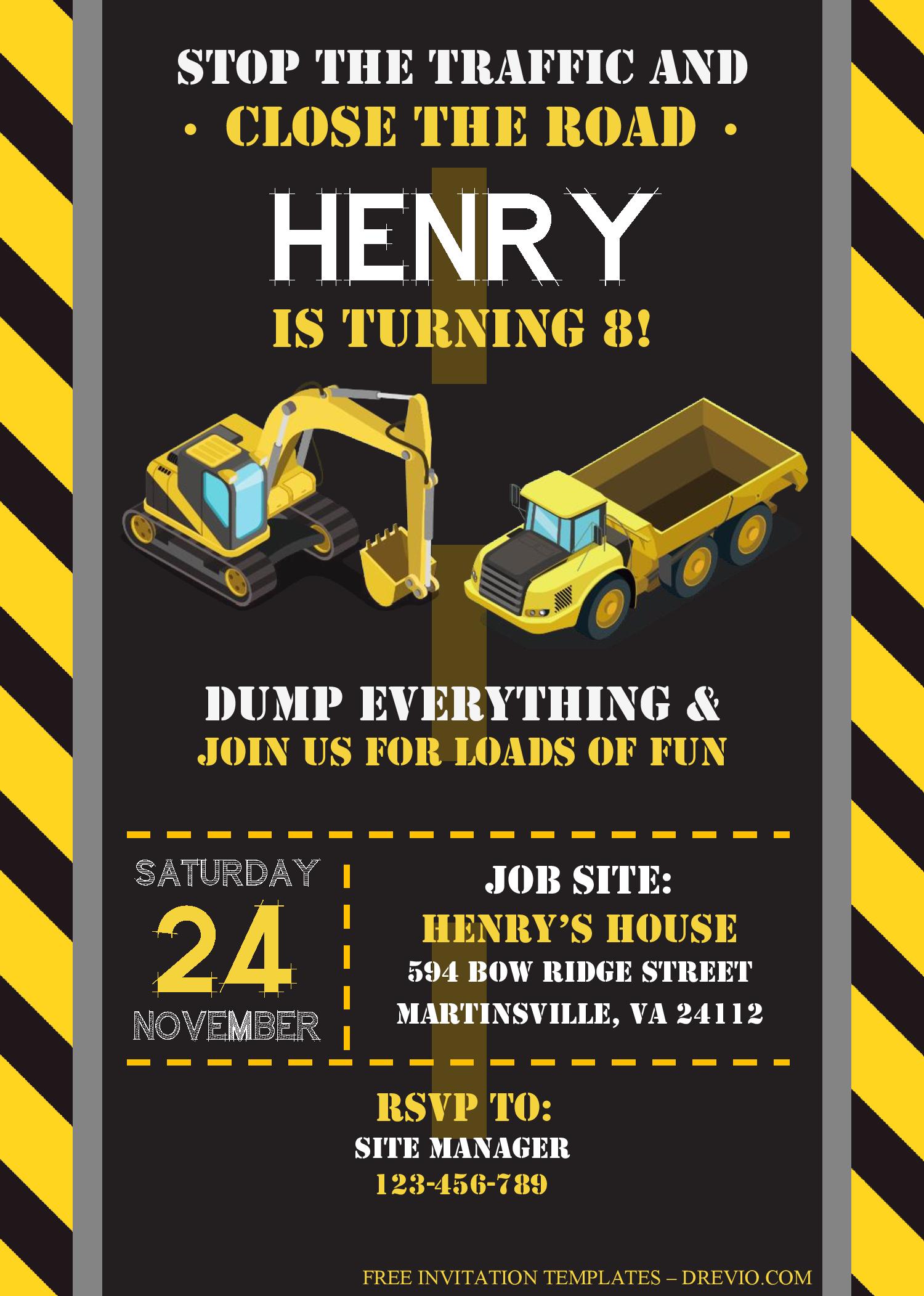 construction-party-invitation-template