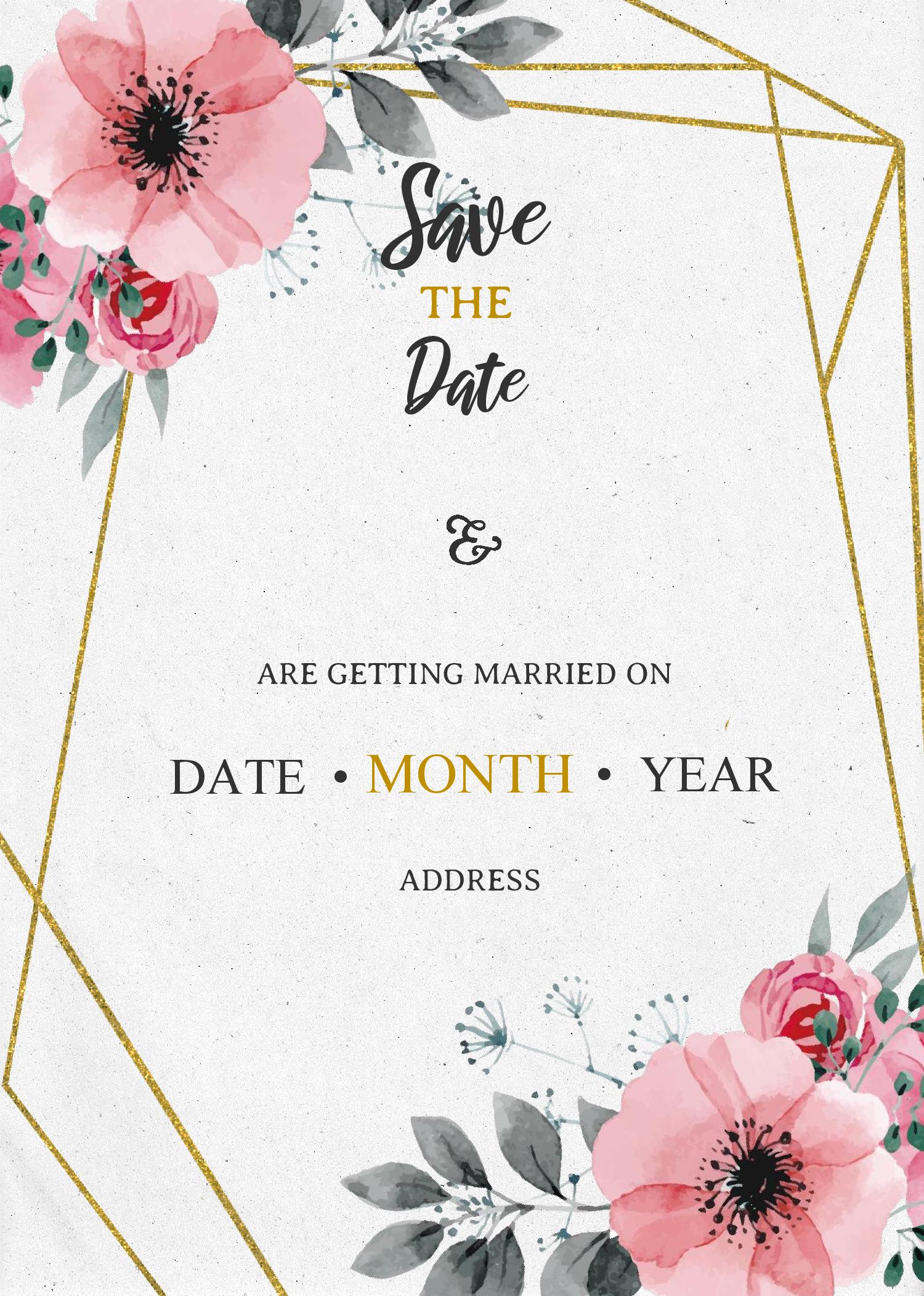 Free Printable Save The Date Cards