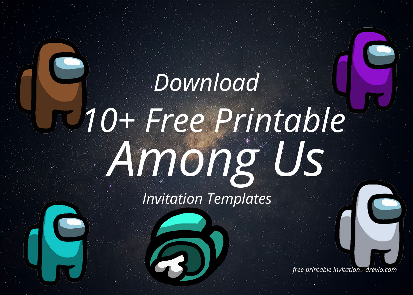 10+ Free Among Us Invitation Templates Download Hundreds FREE