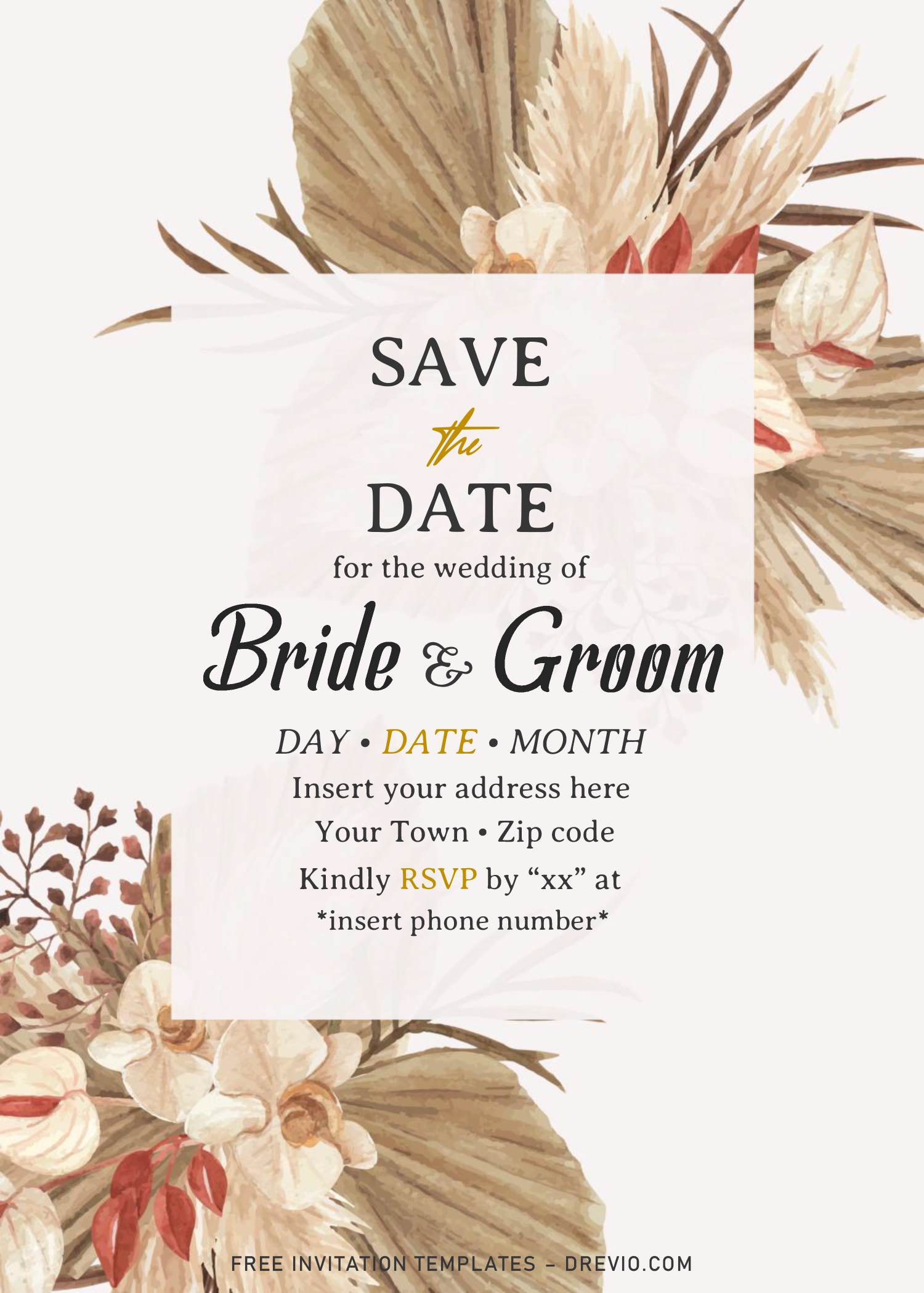 free-boho-wedding-invitation-templates-printable-templates