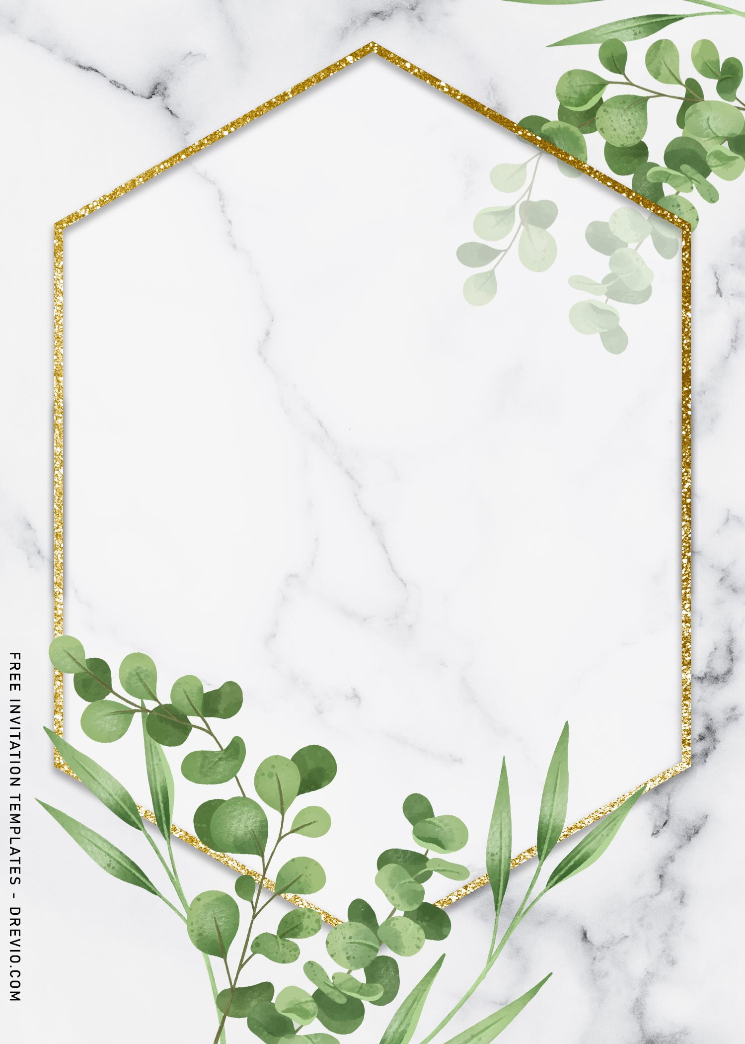 Printable Free Greenery Template