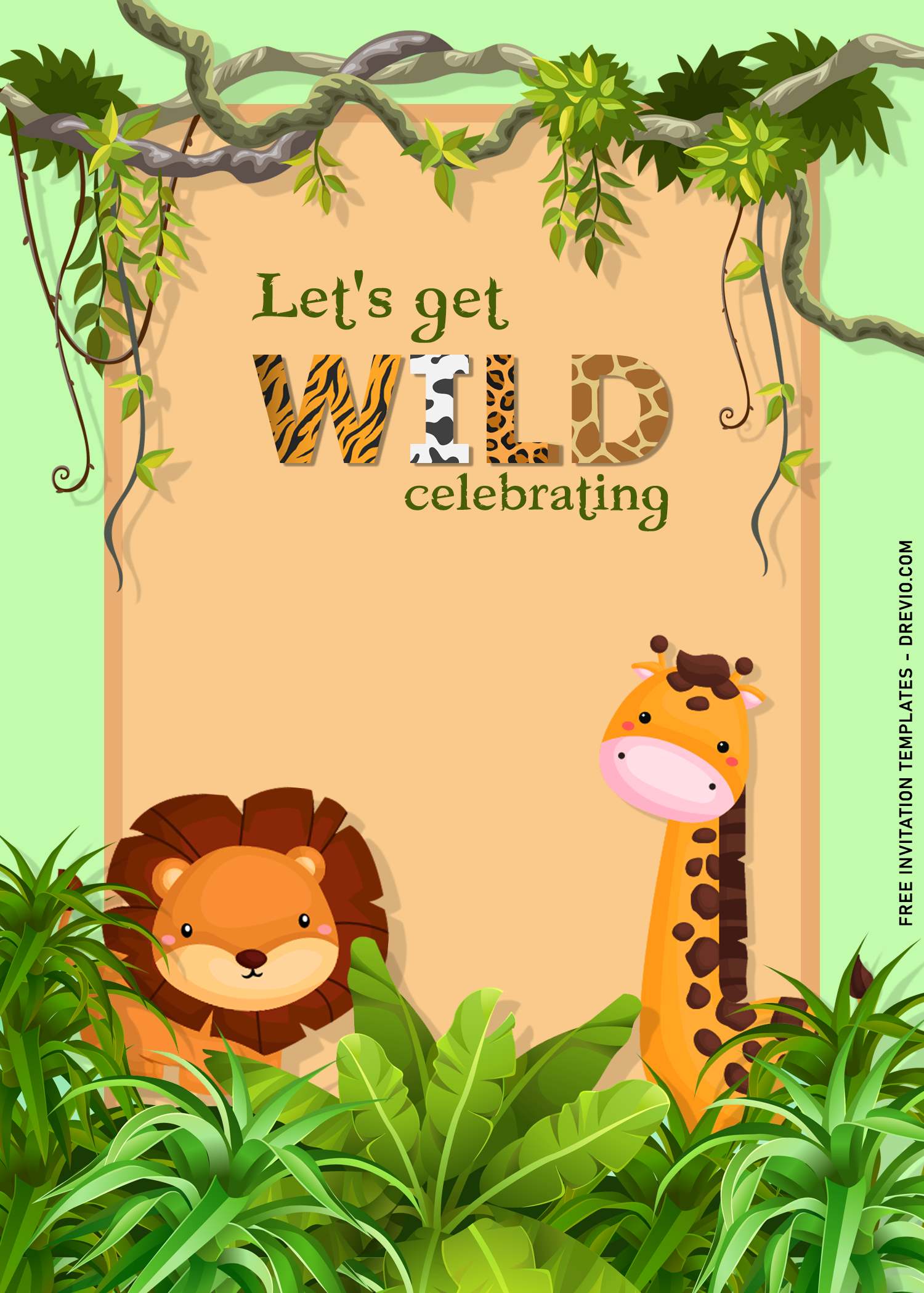 Safari Birthday Printables Free