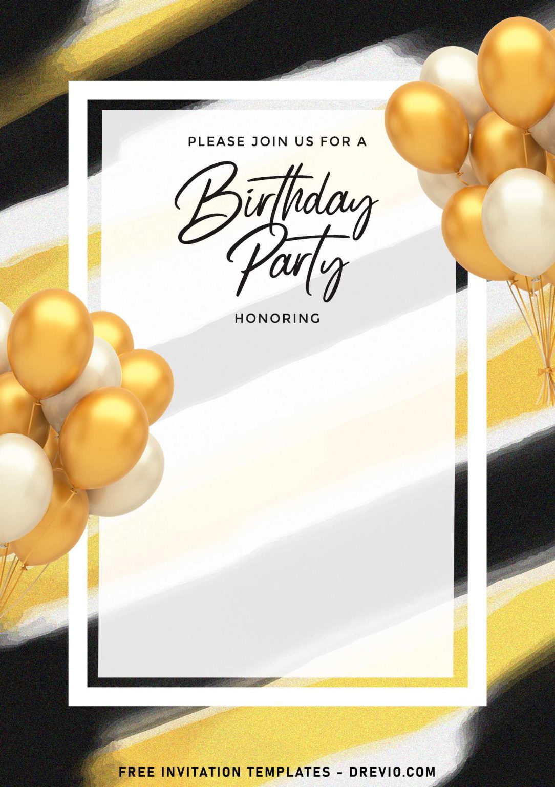 Free Printable Birthday Invitation Background Designs