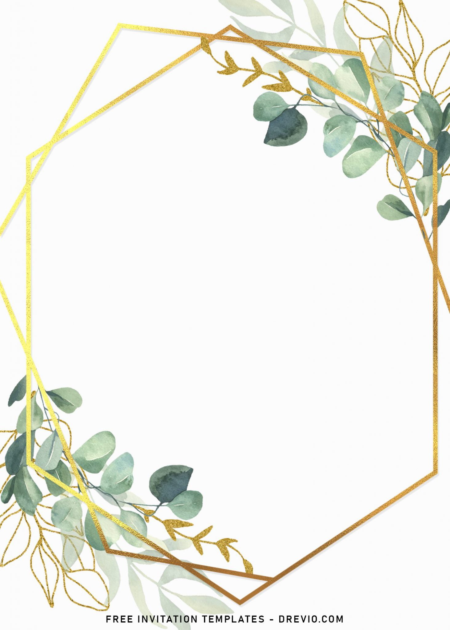 Printable Free Greenery Template