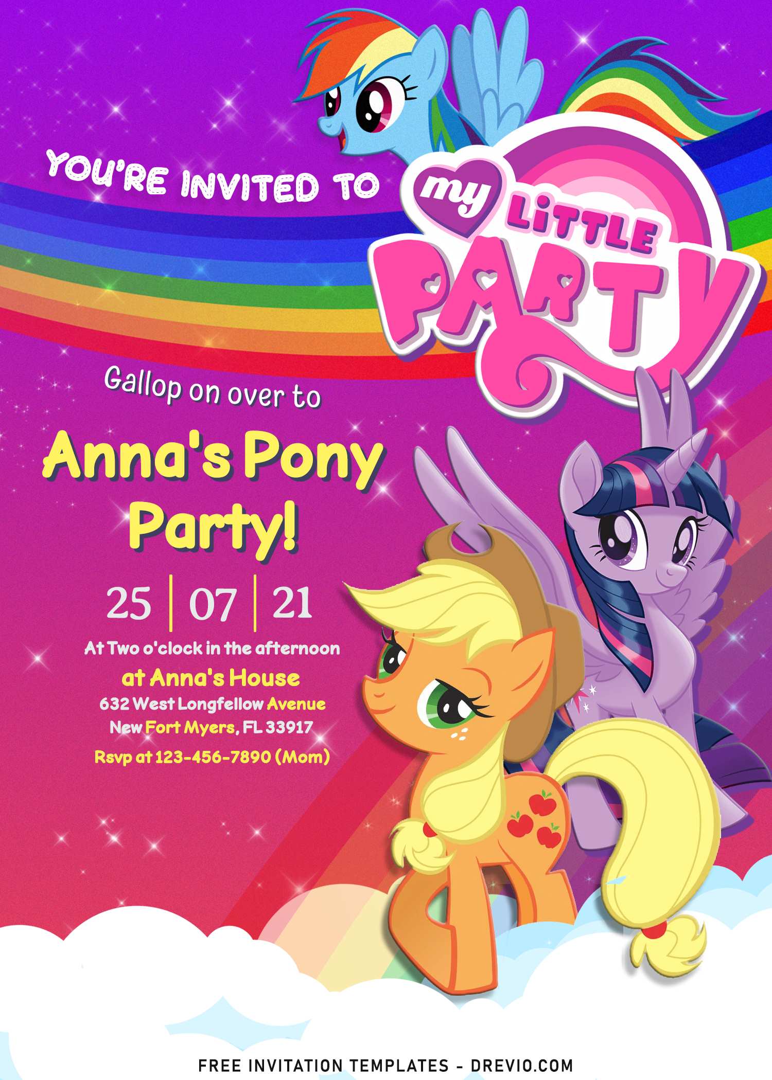 my-little-pony-freebie-3  My little pony party, Little pony party