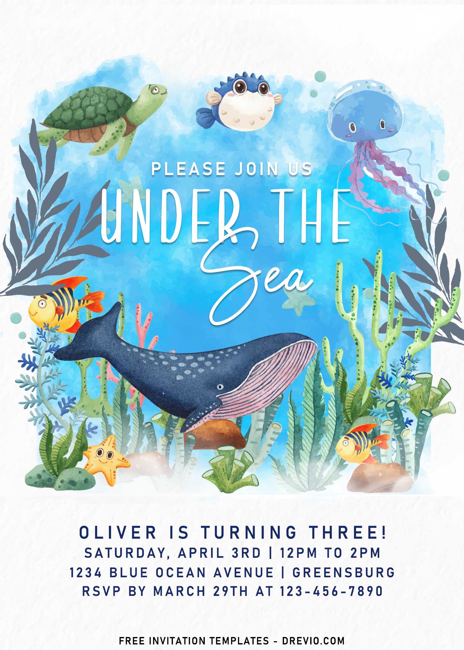 Invitation To Create: Under The Sea