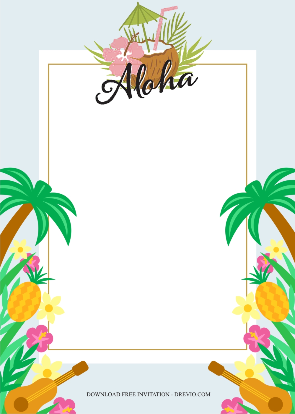 free-printable-luau-invitations-templates