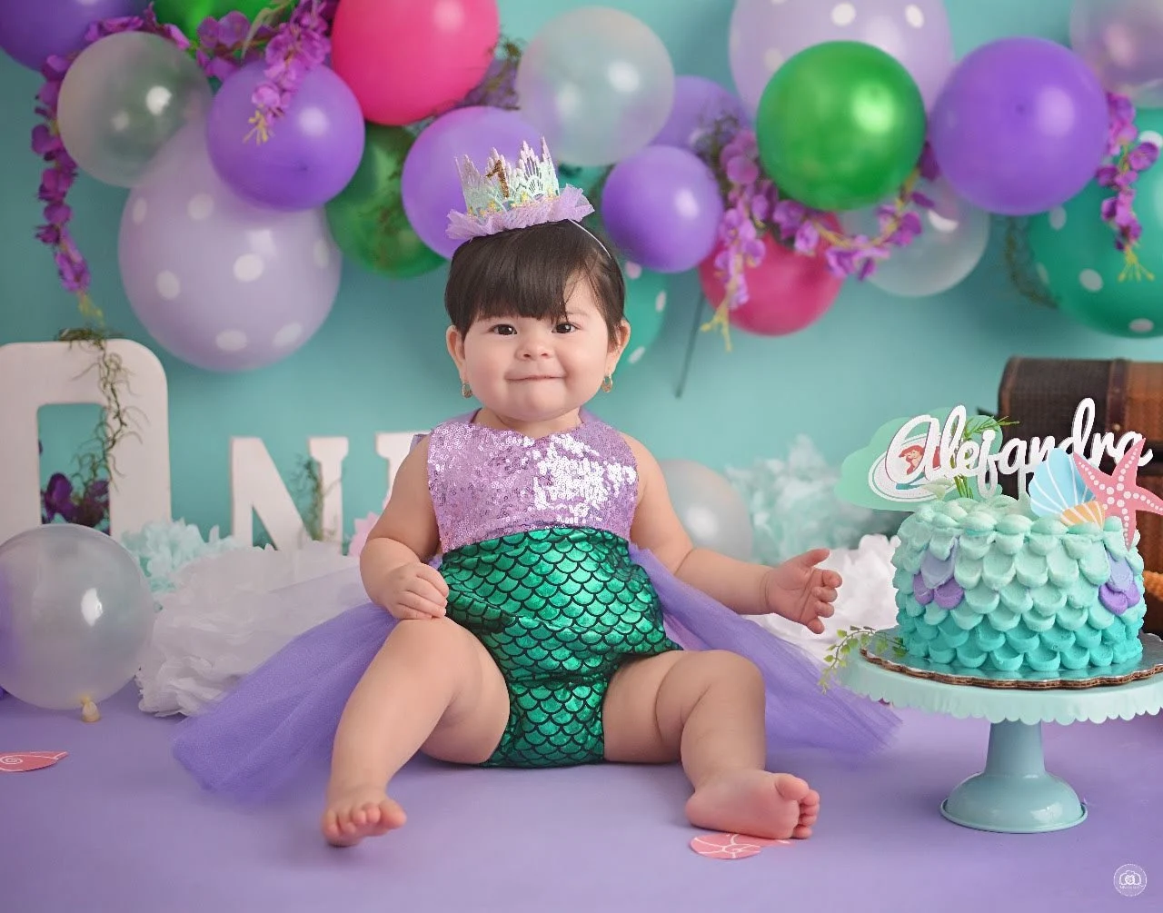 Pretty Ariel Little Mermaid Themed Birthday Party Ideas