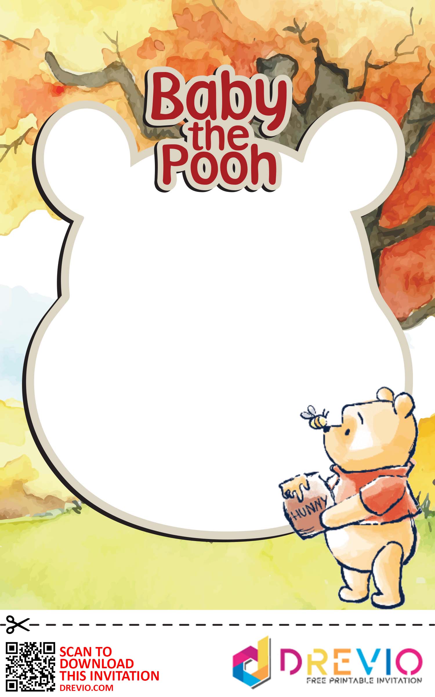 Succulent Winnie the Pooh Baby Shower Invitation Games - Pooh Bear