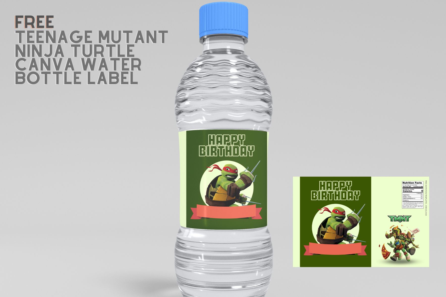 Editable Ninja Water Bottle Labels / Ninja Party Labels / Martial Arts  Party Water Bottle Labels / Ninja Birthday Decor