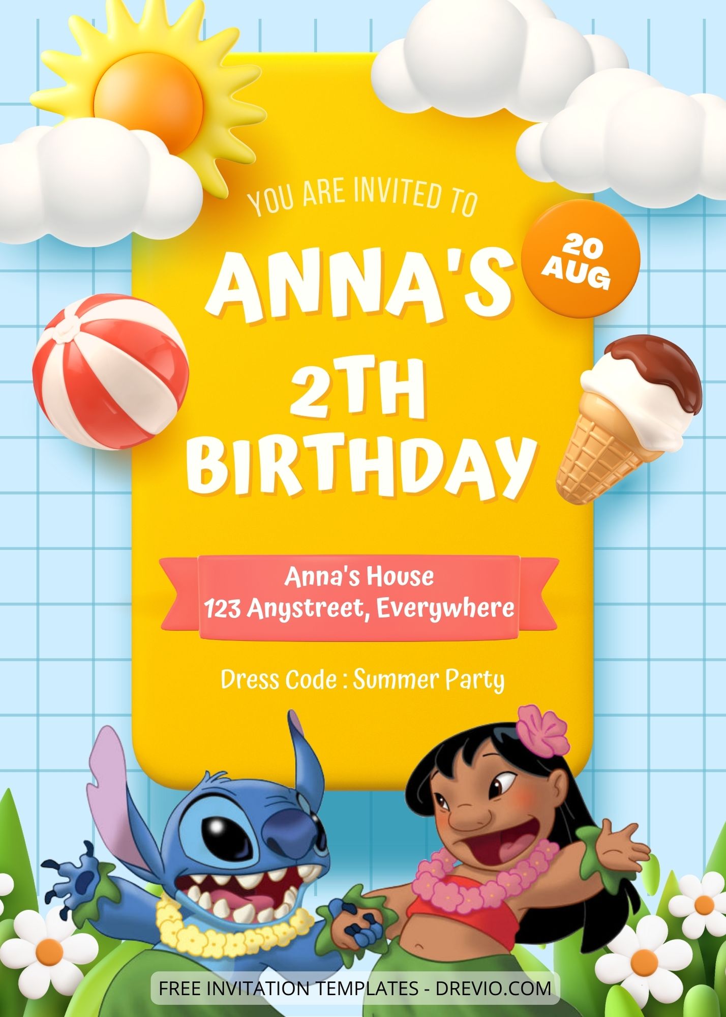 9+ Ice Cream Party Invitation Templates For Kids